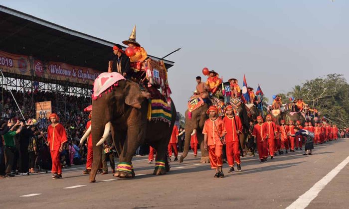 ບັນຍາກາດ ເປີດງານມະຫະກຳບຸນຊ້າງ ປະຈຳປີ 2019 ທີ່ແຂວງໄຊຍະບູລີ
