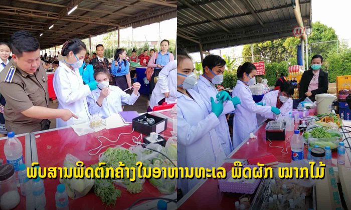 ສະຫວັນນະເຂດ ກວດພົບສານຕົກຄ້າງໃນອາຫານທະເລ ພືດຜັກ ໝາກໄມ້ຫຼາຍສຸດ ທີ່ຕະຫຼາດສາມັກຄີໄຊ