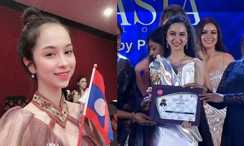 "ແຮ່ນນ້າ" ຕົວແທນຈາກລາວ ຄວ້າລາງວັນ Miss Social Media ໃນການປະກວດ Miss Asia Global 2019