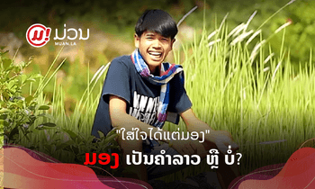 ໃສ່ໃຈໄດ້ແຕ່ມອງ... "ມອງ" ໃນນີ້ເປັນຄຳສັບພາສາລາວ ຫຼື ບໍ່? ເຮົາມີຄຳຕອບ