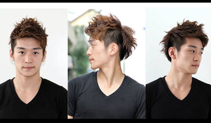 แบบทรงผมดัด แบบผู้ชายหนุ่มเกาหลี