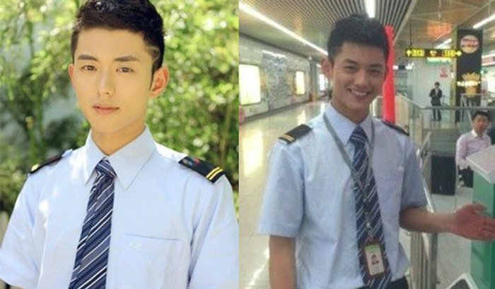 ชาวเน็ตจีนแห่กรี๊ด พนักงานขับรถไฟใต้ดินสุดหล่อ