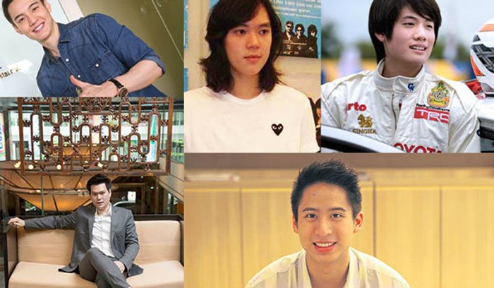 5 ไฮโซหนุ่มเนื้อหอมที่น่าจับตามอง