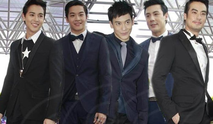 ส่องความหล่อ พรมม่วง งานNine Entertain Award 2014