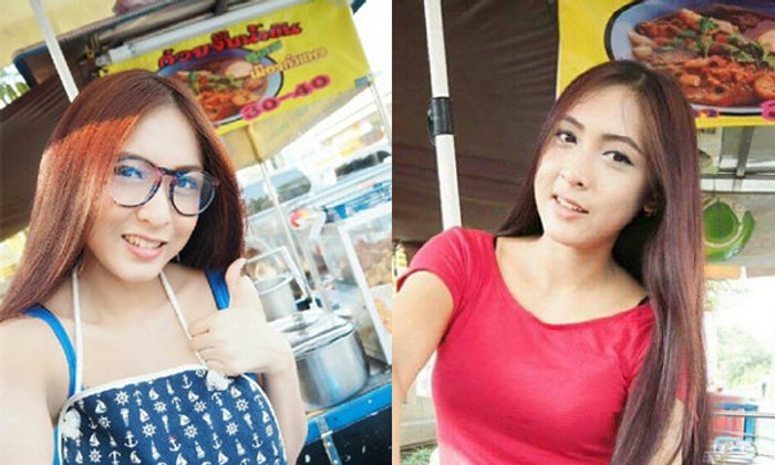น้องบุ๋ม แม่ค้าก๋วยจั๊บ หน้าตาดี เซ็กซี่ไปถึงหัวใจ