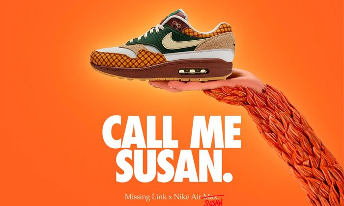 Nike Air Max Susan X Missing Link สนีกเกอร์ที่ได้แรงบันดาลใจจาก Mr. Link