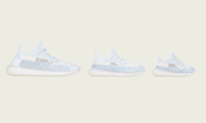 adidas เปิดตัว Yeezy Boost 350 V2 Cloud White จัดเต็มทุกไซส์
