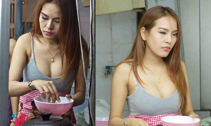 แชร์กระหน่ำ! แม่ค้าเซ็กซี่ เลียบด่วน