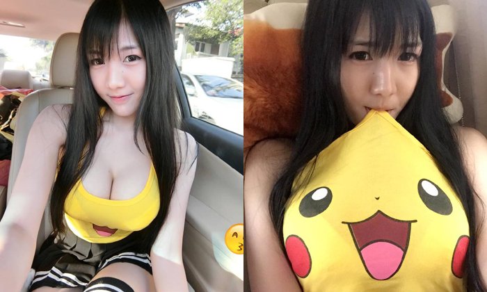 อลิส เน็ตไอดอล เวอร์ชั่น ปิกาจู เซ็กซี่ขนาดนี้กล้าปาบอลใส่ไหม ?