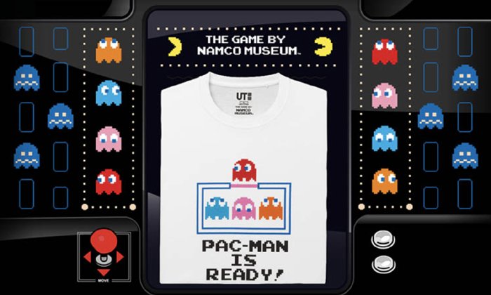 ยูนิโคล่จับ Pac-Man และSpace Invaders ลงเสื้อยืด UT
