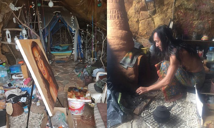 ชีวิตนอกกรอบ The Cave Man 2018 ผู้ชายที่ใช้ชีวิตอยู่ในถ้ำ