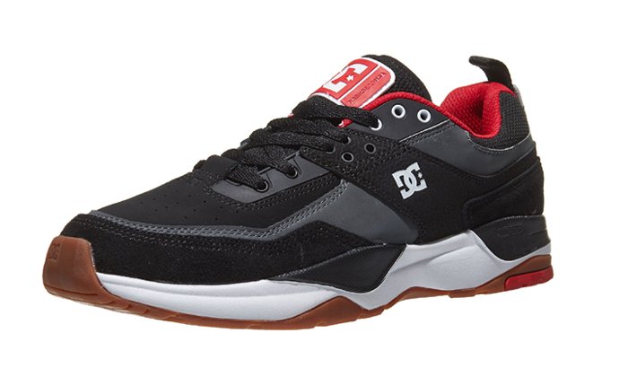 DC ปล่อย E.Tribeka Shoes สีดำ-แดง ลงตลาด สนนราคา 3,950 บาท