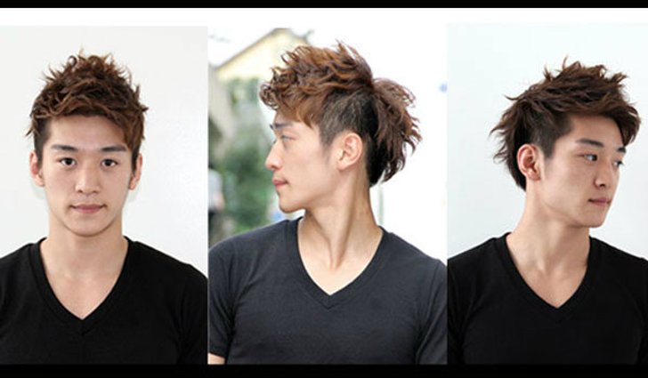 แบบทรงผมดัด แบบผู้ชายหนุ่มเกาหลี