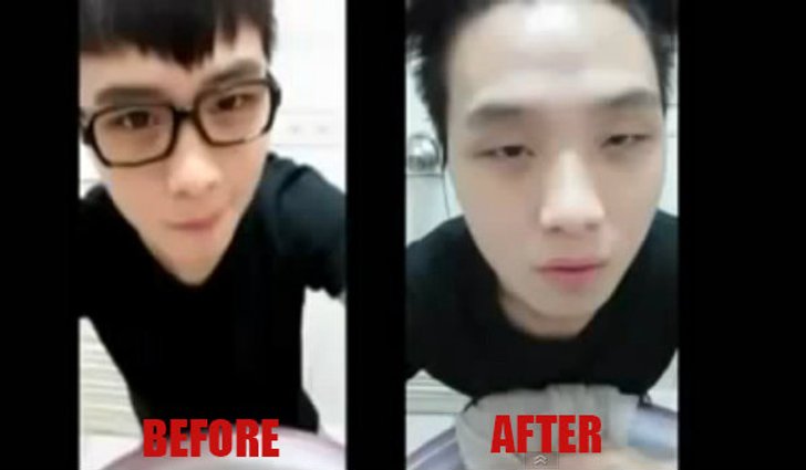 เมื่อผู้ชาย ล้างเครื่องสำอาง