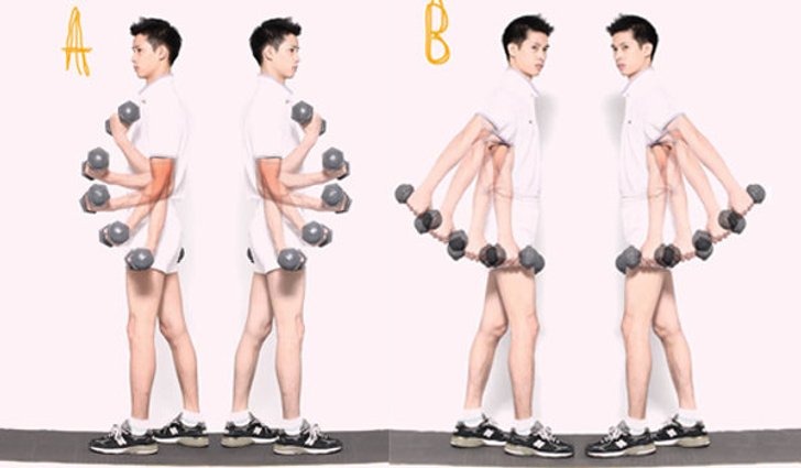 ท่าบริหาร สร้างกล้ามเนื้อแขน