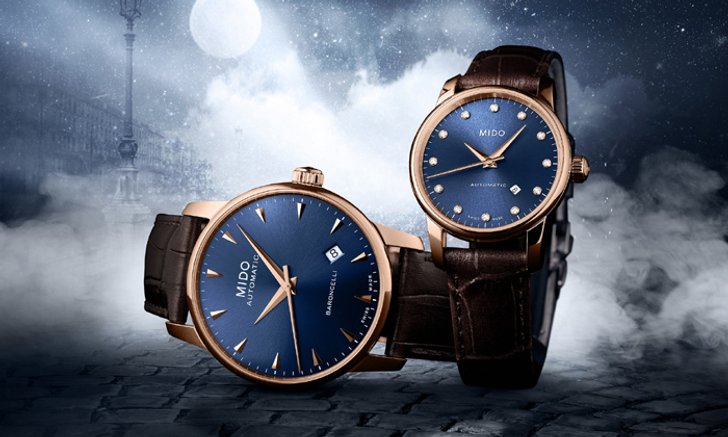 Mido อวดโฉมเรือนเวลาหรูดีไซน์ใหม่ล่าสุด Baroncelli Midnight Blue