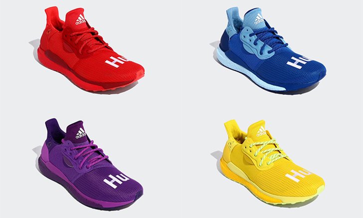 สีสันสดใสเอาใจหนุ่มๆ กับคอลเลคชั่น Pharrell X Adidas Solar HU