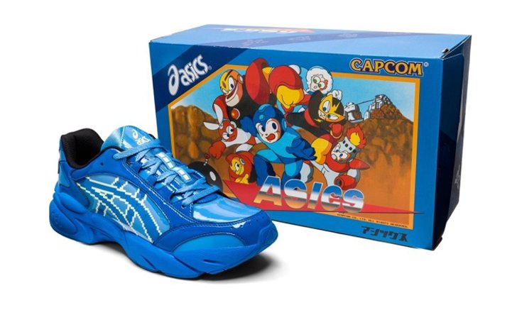“Asics” ร่วมมือกับเกม “Rockman” คืนชีพยุค 8 บิทใหม่อีกครั้ง