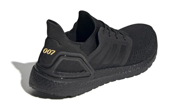 James Bond x adidas Ultraboost 20 ภาพแรกรองเท้าสีดำสนิท