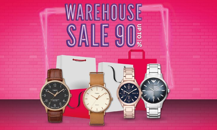 Timedeco x Panamera Fashion ชวนช้อปนาฬิกาแบรนด์ดัง ลดสูงสุด 90%