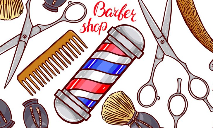 ความหมายที่ซ่อนอยู่หลังป้ายไฟ Barber’s Pole ร้านตัดผมเปิดแล้ว