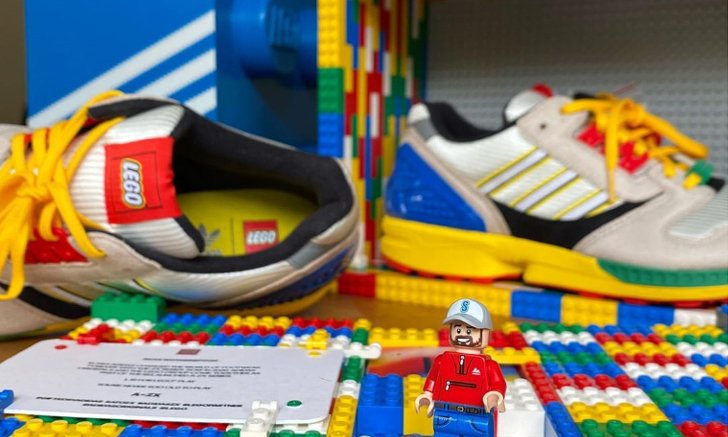 LEGO x adidas Originals หยิบโมเดล ZX 8000 มาแต่งแต้มสีสันเพิ่มความสดใส