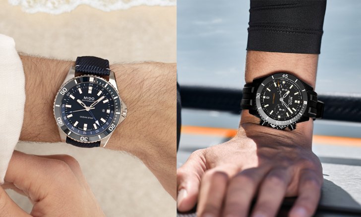 Ocean Star GMT และ Chronograph นาฬิกาดำน้ำสองรุ่นใหม่ในคอลเลคชั่น Ocean Star จาก Mido