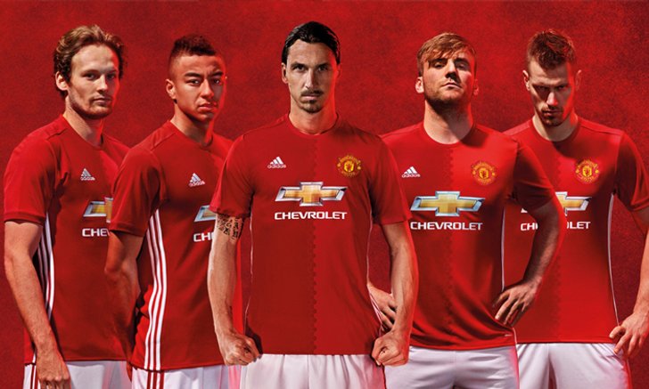 อาดิดาสเผยชุดแข่งทีมเหย้า แมนเชสเตอร์ยูไนเต็ดสำหรับฤดูกาล 2016/17