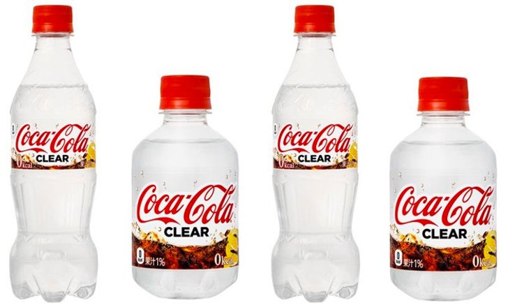 Coca-Cola "Clear" เมื่อเครื่องดื่มโค้กเปลี่ยนจากสีดำเป็นสีใส