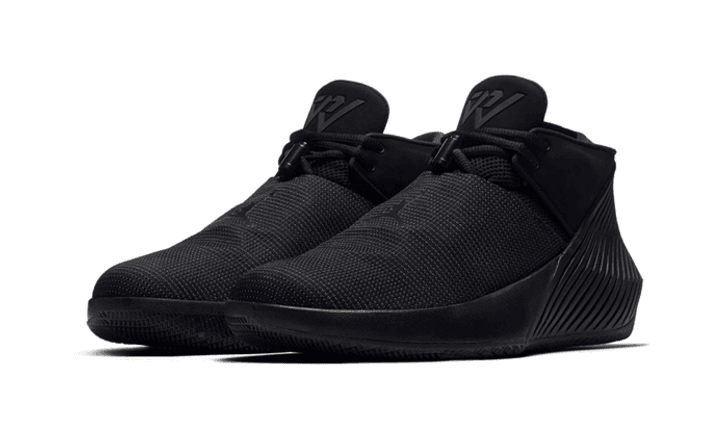 ดูดีทีเดียว Nike Jordan Why Not Zer0.1 รองเท้าบาสรูปโฉมสีดำล้วน
