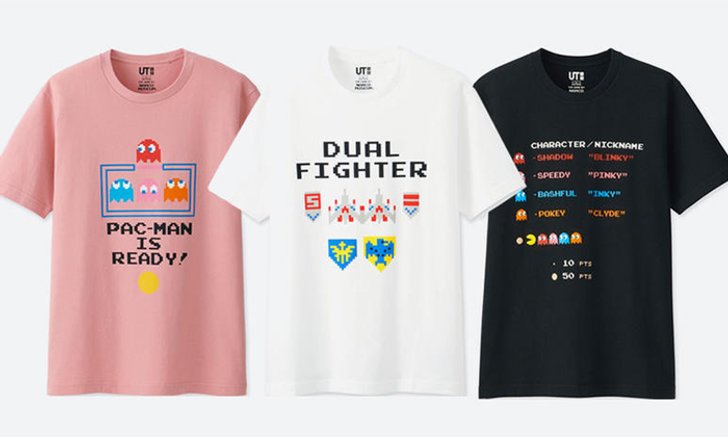 แฟน Pac-Man ต้องไม่พลาดกับเสื้อยืดคอลเลคชั่นล่าสุดจาก Uniqlo