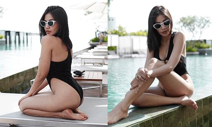 โดนใจหนุ่ม ๆ “ใบเตย อาร์สยาม” สลัดผ้าโชว์ชุดว่ายน้ำสุดหวิว