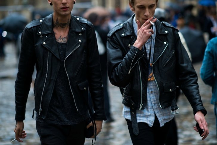 20 ลุคแต่งกายด้วยแจ็คเก็ตหนังสีดำสไตล์ "Biker" ตัวเดียวก็เท่แล้ว