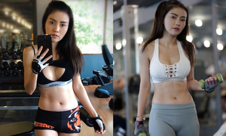 ชุดออกกำลังกายยังต้องแซ่บ “เชอรี่ สามโคก” กับชุดฟิตเนสสุดหวิว