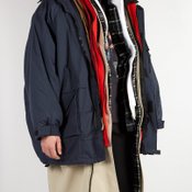  Balenciaga Oversized layered parka coat