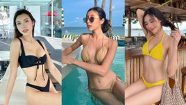ทั้งสวย ทั้งเซ็กซี่ "ได๋ได๋" แฟน "แม็ค วีรคณิศร์" กับชุดว่ายน้ำสุดแซ่บ