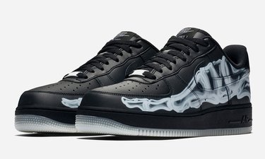 Nike เตรียมปล่อย Air Force 1 “Black Skeleton” รับวันฮาโลวีน