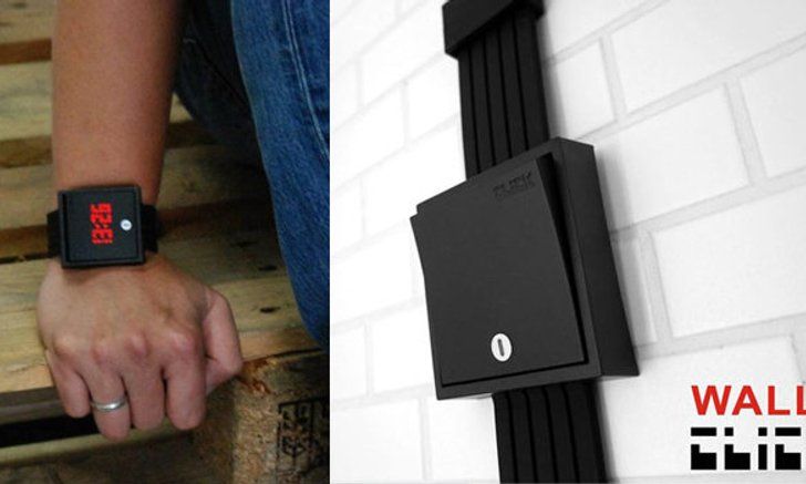 Click Wall Switch Watch นาฬิกาสวิสต์ไฟ
