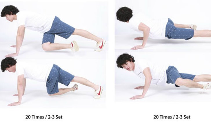 ออกกำลังกาย ต้นแขน ขาและหน้าท้อง ง่ายๆ ในท่าเดียวกัน.