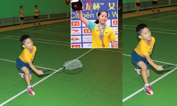 พี่น้องนักแบด "น้องแมนยู" รัชพล อินทนนท์ น้องชาย "น้องเมย์"