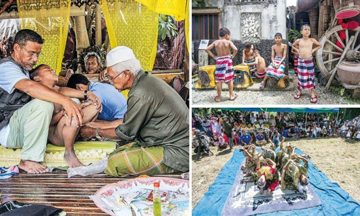 "มาโซะยาวี"โบราณ พิธี"ขริบ"ที่หาดูได้ยาก