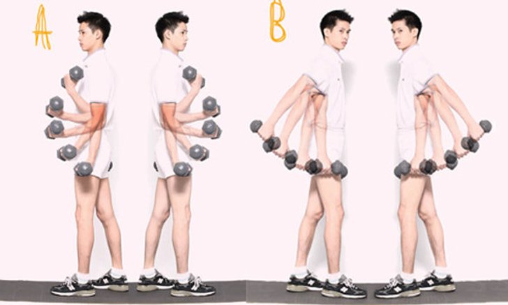 ท่าบริหาร สร้างกล้ามเนื้อแขน