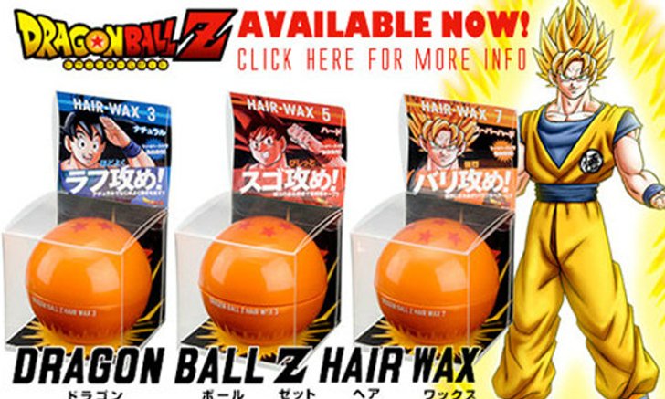 Dragon Ball Z Hair wax อยู่ทรงแบบซุปเปอร์ไชย่า
