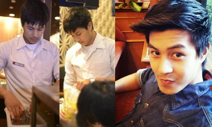 แชร์ว่อนเน็ต พนักงานเสริฟร้านเนื้อย่างสุดหล่อ