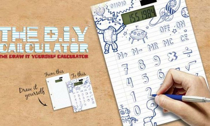 D.I.Y Calculator เครื่องคิดเลข วาดได้