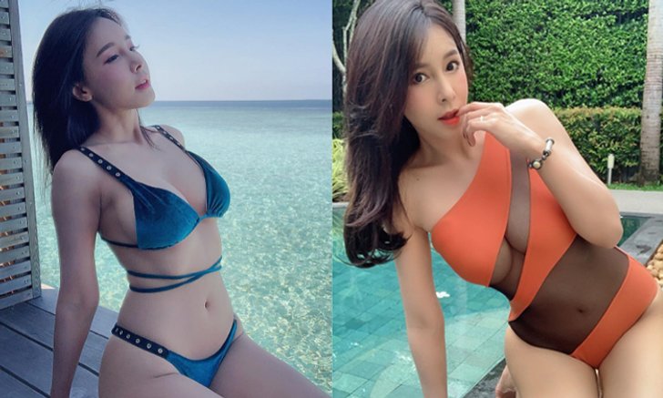 “ฟ้า ปัญชลีย์” กับนานาชุดว่ายน้ำ ทะลวงใจหนุ่มๆ