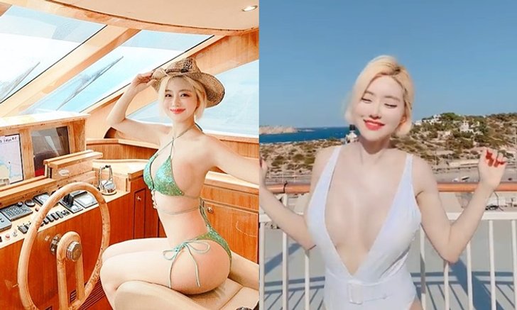 เกาะ Ibiza ลุกเป็นไฟ “ดีเจโซดา” ออกสเต็ปในชุดวันพีซสีขาว