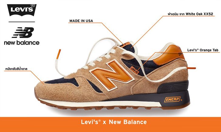 เข้าไทยแล้ว Levi’s x New Balance 1300 “Levi’s For Feet”