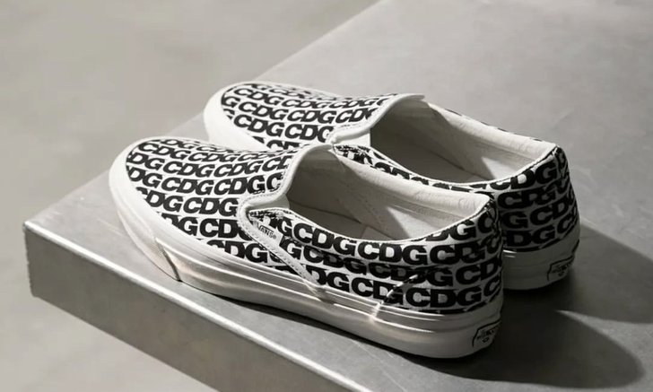 comme des garcons slip on