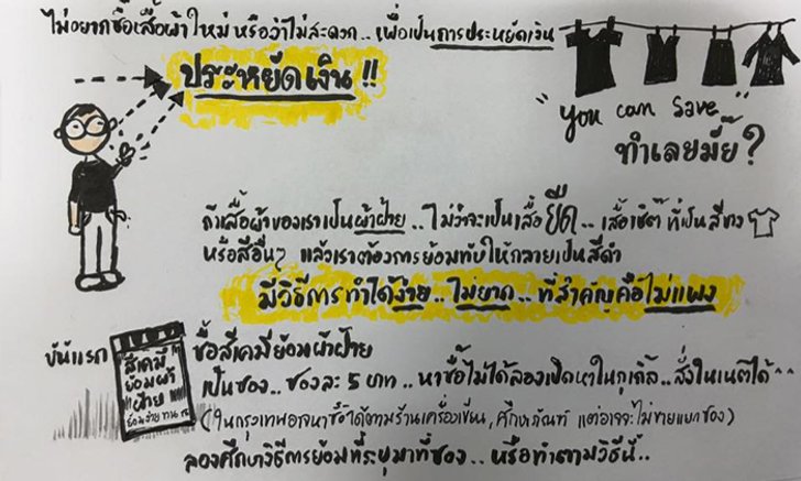 แนะนำวิธีย้อมผ้าเป็นสีดำแบบง่ายๆ และประหยัด